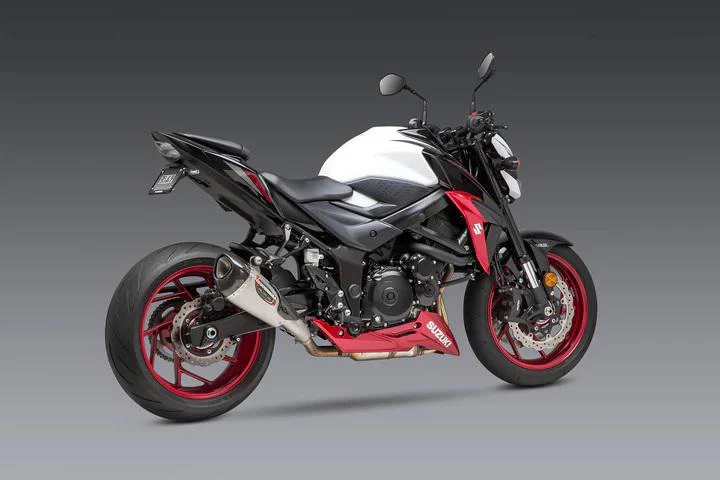 Yoshimura Suzuki GSX-S750/Z 18-21 Alpha T Stainless Slip-On Exhaust, W/ Stainless Muffler - Image 6